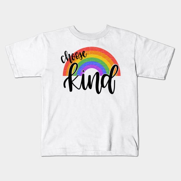 Choose Kind Kids T-Shirt by valentinahramov